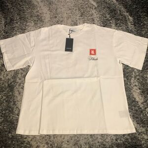 Rhude White Monaco Portrait Graphic T-Shirt Men’s Large